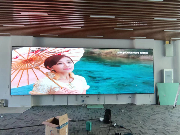 南关P1.53led小间距屏安装案例